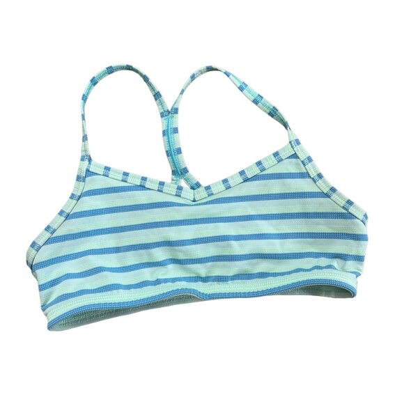 Ivivva Racerback Striped Athletic Bra 12 - Picture 1 of 4
